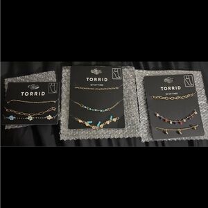 Brand new in package Torrid Ankle Bracelets